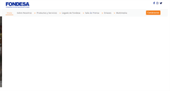 Desktop Screenshot of fondesa.org