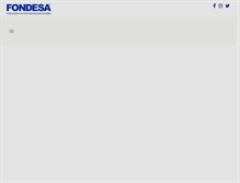 Tablet Screenshot of fondesa.org